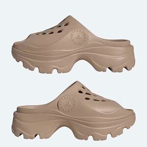 ADIDAS BY STELLA MCCARTNEY CLOGS Modern comfy whimsygoth beige womens size 10M